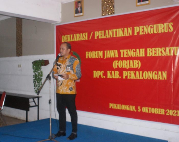 Pelantikan dan Pengukuhan FORJAB Kabupaten Pekalongan