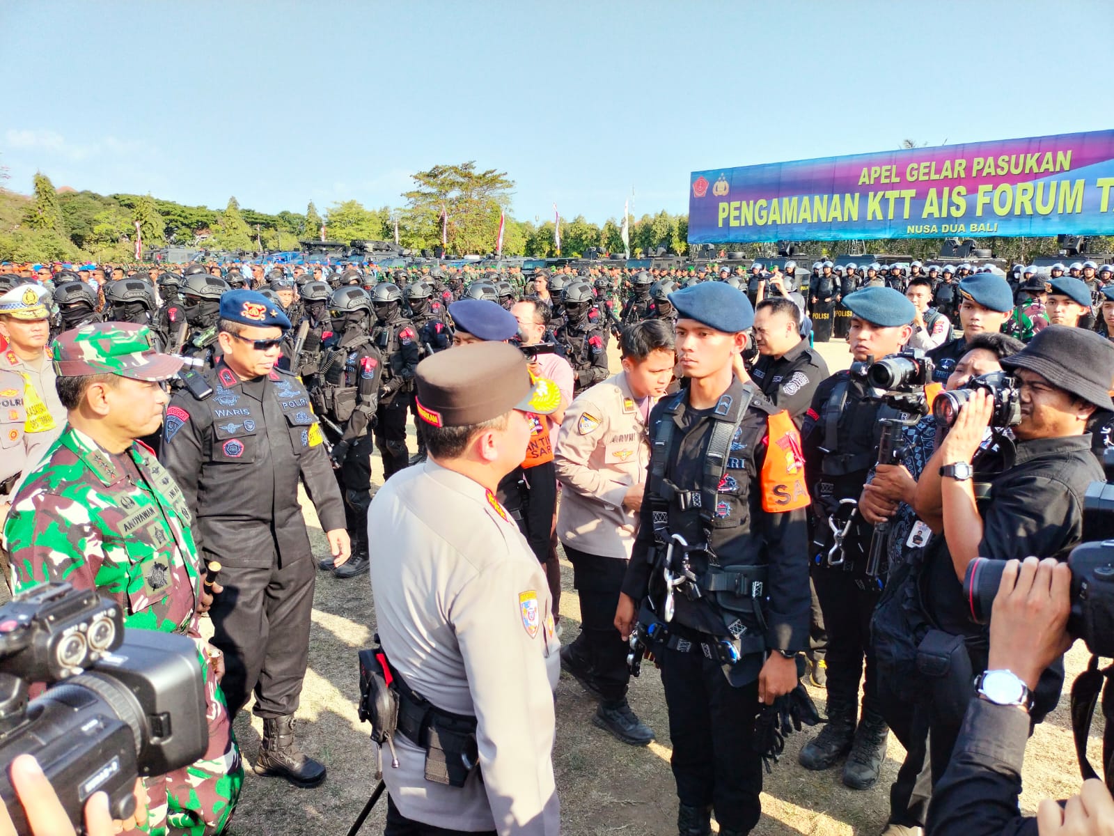 Sinergitas TNI-Polri Serta Masyarakat Bali Siap Amankan KTT AIS Forum 2023