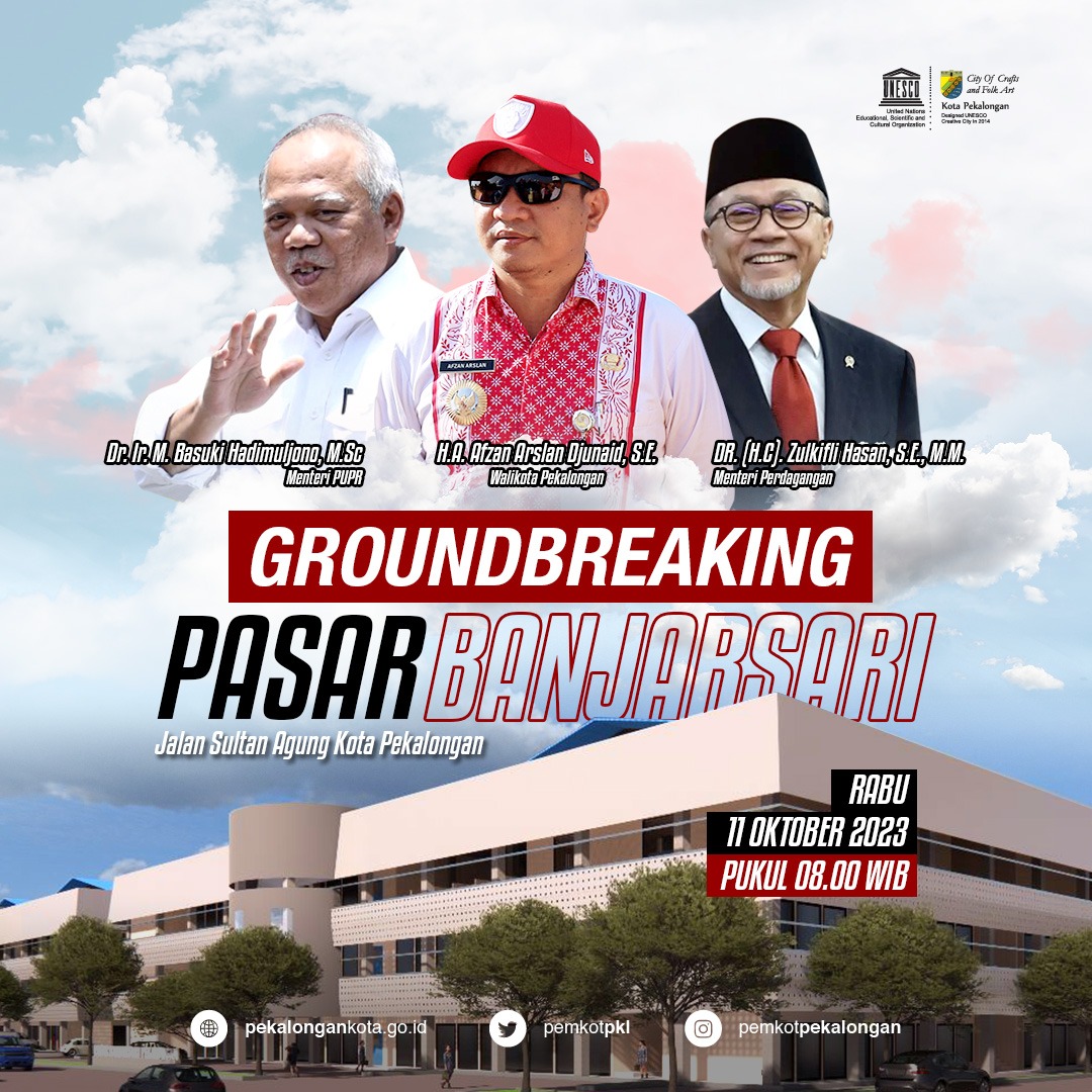 Ratusan Pedagang Pasar Banjarsari Bakal Sambut Ground Breaking