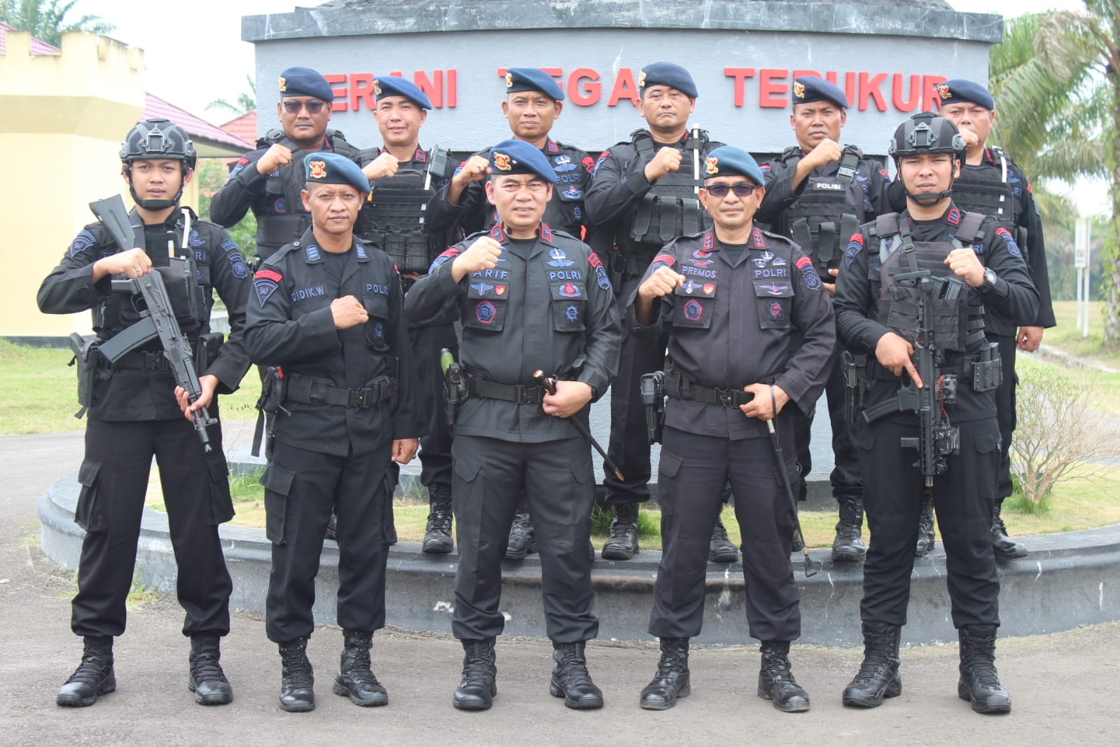 Kunjungan Danpas Brimob II ke Sampit, Cek kesiapan Personel Brimob Kalteng