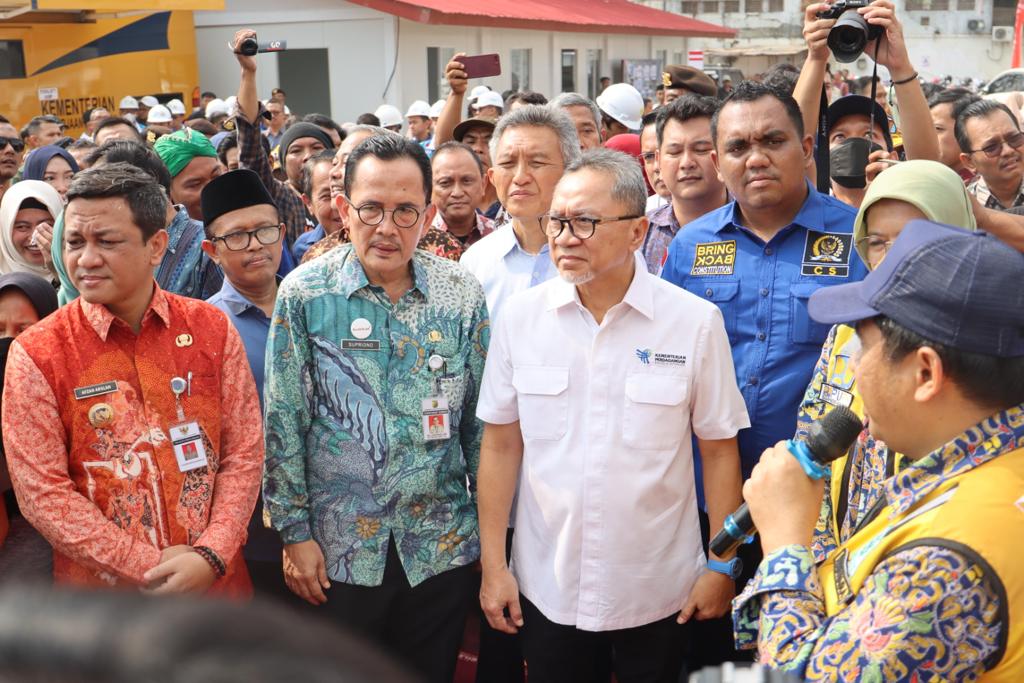 Pedagang Pasar Banjarsari Ucap Syukur, Aaf : Difokuskan Untuk Pasar Tradisional