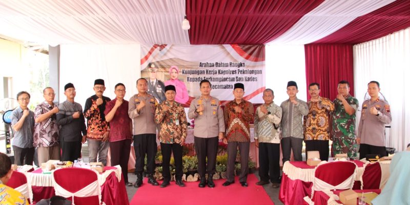 Kunjungi Polsek Doro, Kapolres Pekalongan Ajak Elemen Masyarakat Jaga Kamtibmas Menjelang Pesta Demokrasi