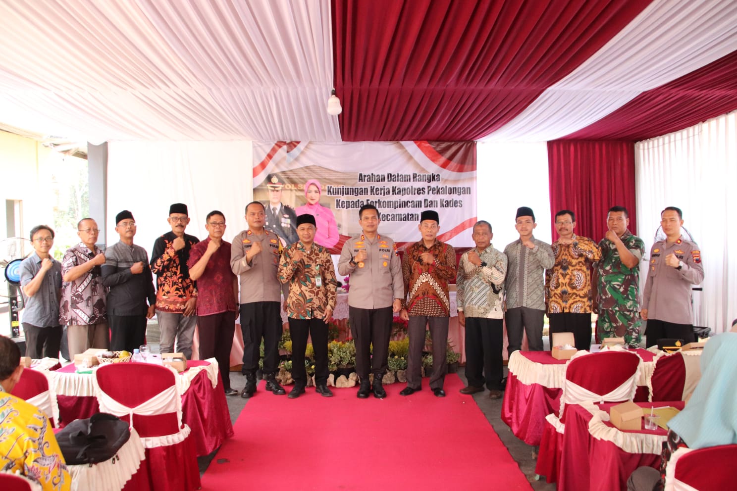 Kunjungi Polsek Doro, Kapolres Pekalongan Ajak Elemen Masyarakat Jaga Kamtibmas Menjelang Pesta Demokrasi