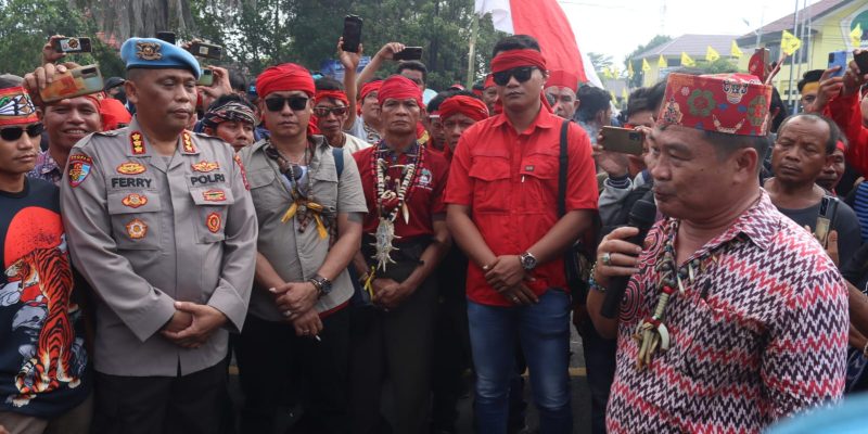 Polda Kalteng Apresiasi Masyarakat Sampaikan Aspirasi Tanpa Bawa Atribut dan Senjata Tajam