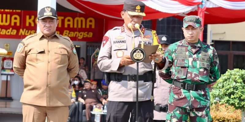 Polda Kalteng Kerahkan 1.988 Personel Dalam Operasi Mantap Brata Telabang