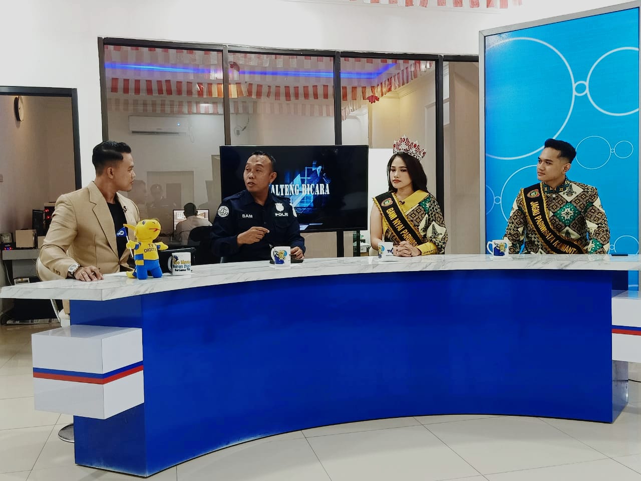 Dialog di TVRI, Humas Polda Kalteng Sampaikan Upaya Penanganan VCS dan Bullying