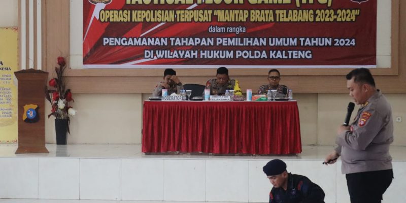 Polda Kalteng Gelar TFG di Polresta
