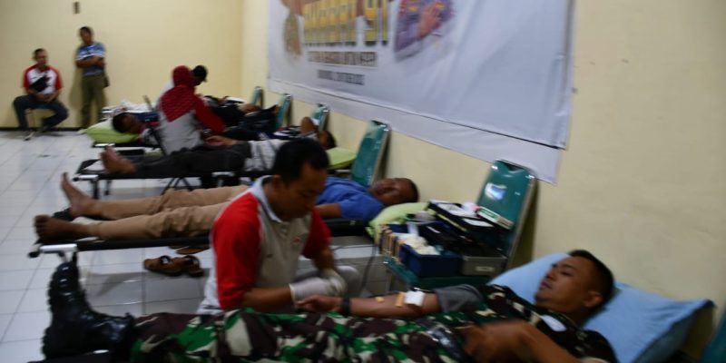 Dandim 0822 Bondowoso Ikuti Kegiatan Baksos Kes Pengabdian Alumni Akabri 91