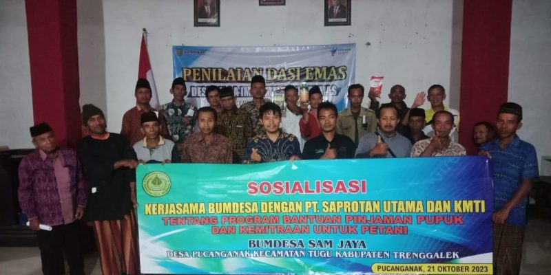 Koperasi Minta Tani Indonesia Berkerja Sama Dengan BUMDES Trenggalek Dengan PT. Saprotan Utama