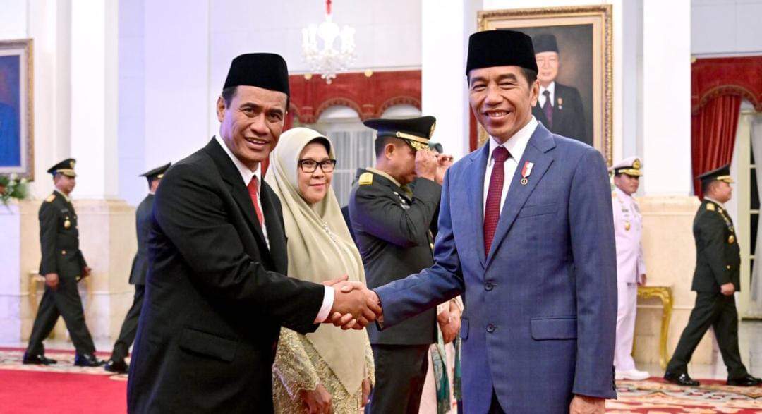 Presiden Jokowi Lantik Andi Amran Sulaiman sebagai Menteri Pertanian