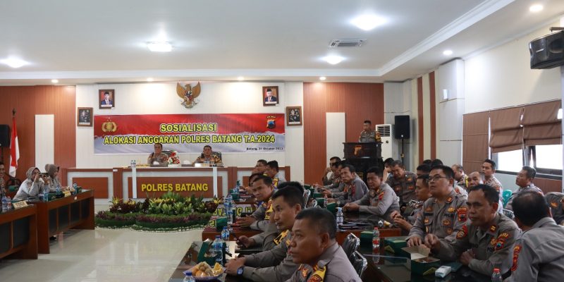 DIPA Tahun 2024 Polres Batang Naik 3,91 Persen