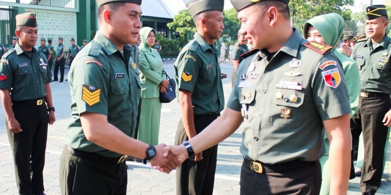 Periode 1 Oktober 2023, 55 Prajurit Kodim Bojonegoro Naik Pangkat