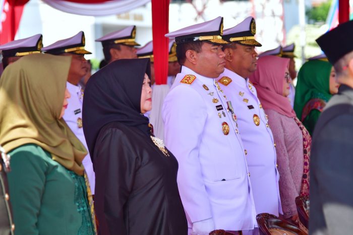 Digelar di Dermaga Ujung, Danpuspenerbal Hadiri Upacara HUT ke-78 TNl