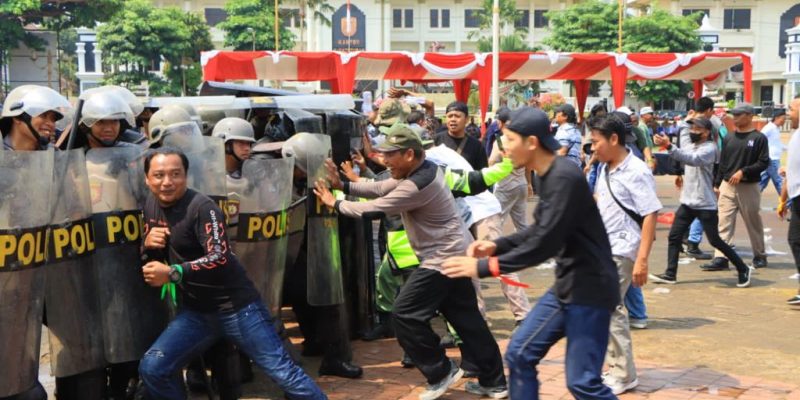 Siap Kawal Pemilu 2024, Polres Tuban Gelar Sispamkota