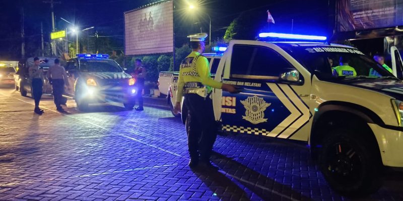 Patroli Skala Besar, Sinergitas Polisi Bersama TNI  Antisipasi Konflik Pesilat di Trenggalek