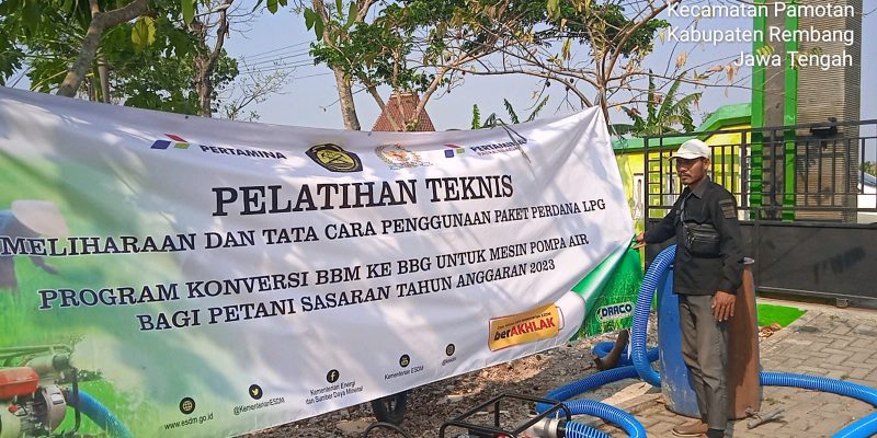 Petani Dapat Bantuan Ratusan Mesin Pompa Bahan Bakar Gas LPG, Kalau LPG 3 KG Langka  Bagaimana ???