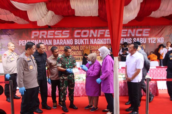 Pimpin Pemusnahan 112 Kg Sabu, Kapolda Aceh: Bila Perlu Pelaku Dihukum Mati