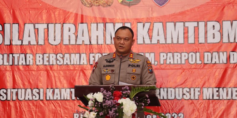 Kapolres Blitar Jalin Silaturahmi Bersama Dai Kamtibmas Untuk Pemilu Damai 2024