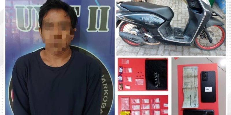 Polisi Berhasil Gagalkan Peredaran 23 Paket Sabu Kemasan Jajan dan Permen di Jombang