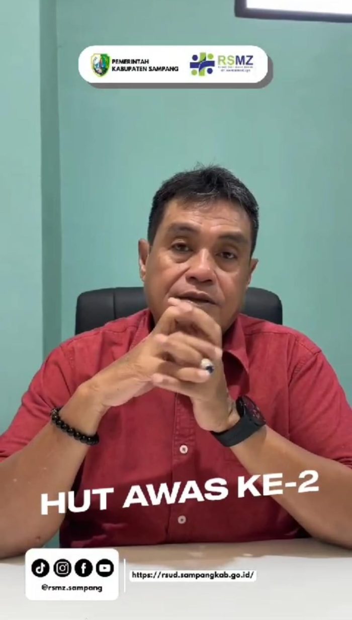 Dr. Agus Akhmadi Direktur RSUD dr. Muhammad Zyn Sampang Ucapkan Selamat HUT Ke-2 Dan Raker Kepada AWAS