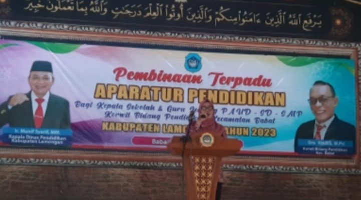 Kegiatan Pembinaan Terpadu Aparatur Pendidikan Korwil Babat