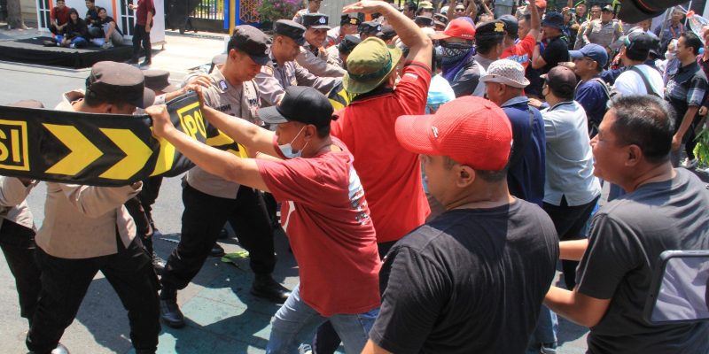 Polres Kediri Kota Gelar Simulasi Sispamkota Siap Amankan Pemilu 2024