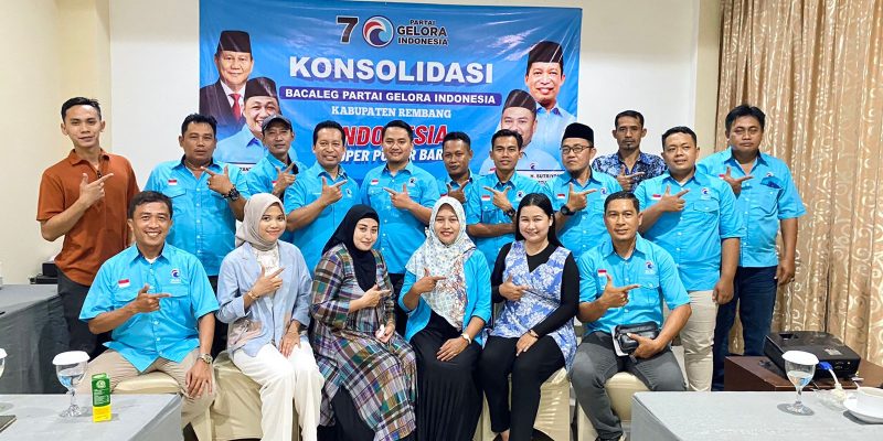 Konsolidasi Pemenangan DPD Partai GELORA Kabupaten Rembang Bersama DPN (Dewan Pimpinan Nasional) Partai GELORA.
