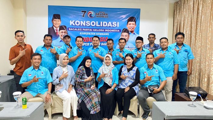 Konsolidasi Pemenangan DPD Partai GELORA Kabupaten Rembang Bersama DPN (Dewan Pimpinan Nasional) Partai GELORA.