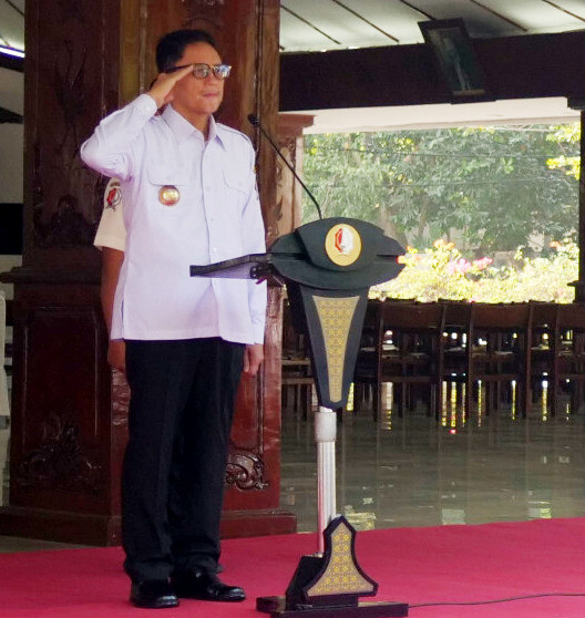 Pimpin Apel Pagi, Pj Bupati Bojonegoro Ajak Pegawai Fokus Penanganan Kemiskinan dan Kebencanaan