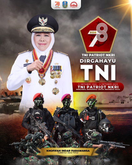 Gubernur Khofifah : Profesionalitas TNI Jaga Kualitas Demokrasi