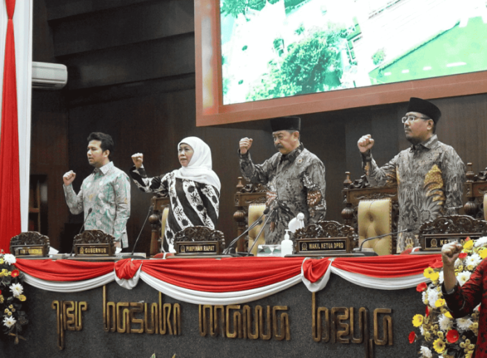 Gubernur Khofifah Sampaikan Nota Keuangan R-APBD JATIM 2024 Sebesar RP31,061 Triliun