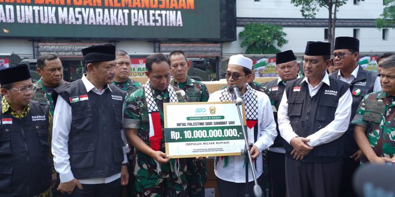 Peduli Kemanusiaan, TNI AD Kirim Bantuan Untuk Warga Palestina