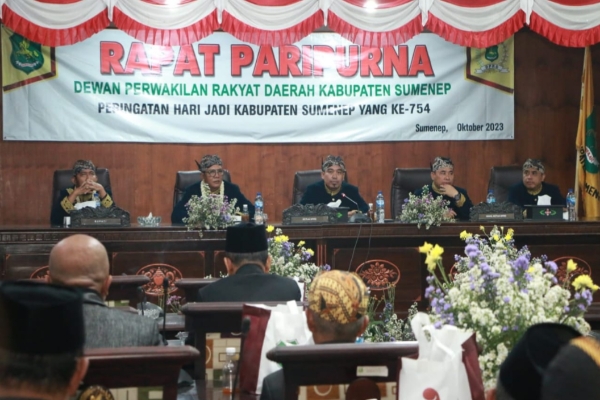 DPRD Sumenep Gelar Sidang Paripurna Istimewa Hari Jadi Ke-754 Kabupaten Sumenep