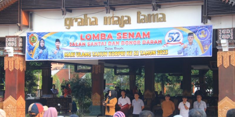 Peringati HUT Korpri Ke-52, DP Korpri Kabupaten Mojokerto Gelar Rangkaian Kegiatan Sosial-Lomba Olahraga