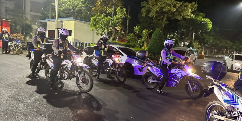 Polda Jatim Libatkan Lima Polres Untuk Pengamanan Gerak Jalan Perjuangan Mojosuro