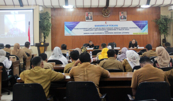 Pemkab Bojonegoro Gelar Bimtek Pemutakhiran Damisda, Langkah Pengentasan Kemiskinan Tepat Sasaran