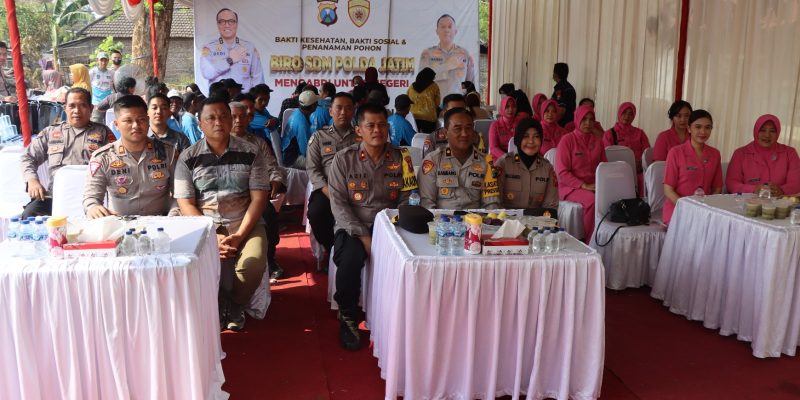 Polri Mengabdi Untuk Negeri, Polres Pasuruan Gelar Bakti Kesehatan, Bakti Sosial, dan Penanaman Pohon