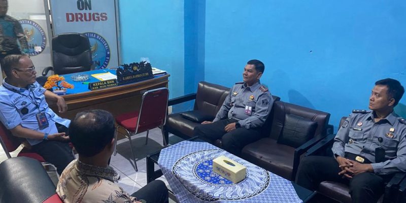 Silahturahmi Dengan APH Terkait, Kalapas Lubuklinggau Kunjungi BNNK Musi Rawas