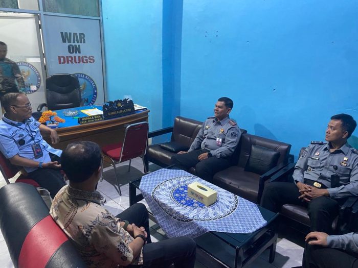 Silahturahmi Dengan APH Terkait, Kalapas Lubuklinggau Kunjungi BNNK Musi Rawas