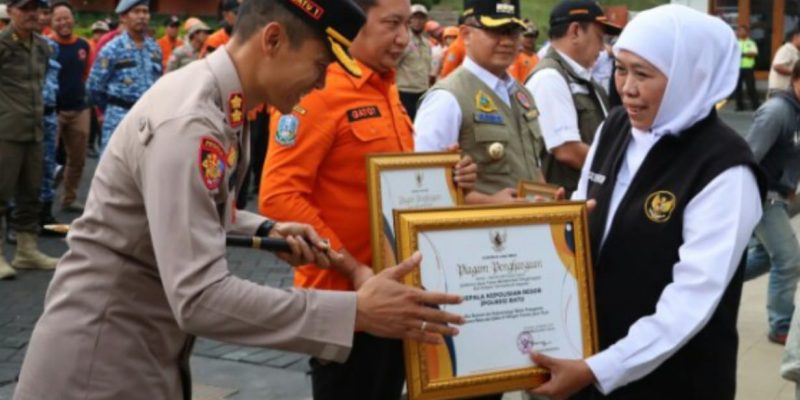 Polres Batu Bersama Forkopimda Siagakan Personel Penanganan Bencana Alam.