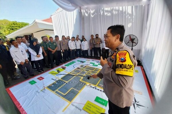 Simulasi Sispamkota Digelar Di Pendopo, Cegah Potensi Konflik Selama Tahapan Pemilu Di Bojonegor