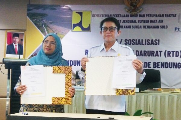 Hadiri Sosialisasi RTD Bendungan Gongseng Dan Pacal, Pj Bupati Bojonegoro Ajak Semua Pihak Aktif Menjaga