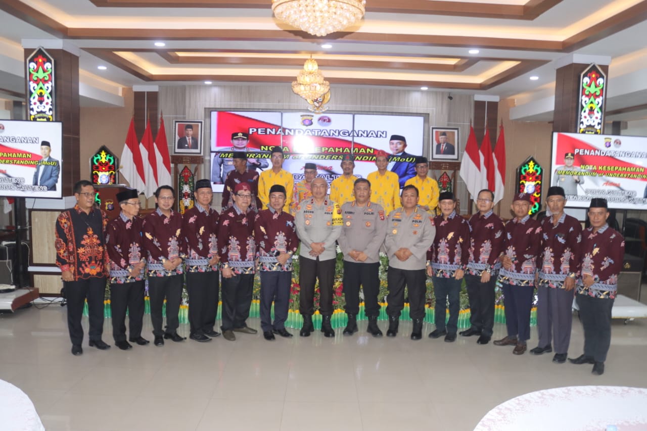 Akselerasi Penguatan Fungsi Pengawasan, Polda Kalteng Gelar MoU Bersama FKUB