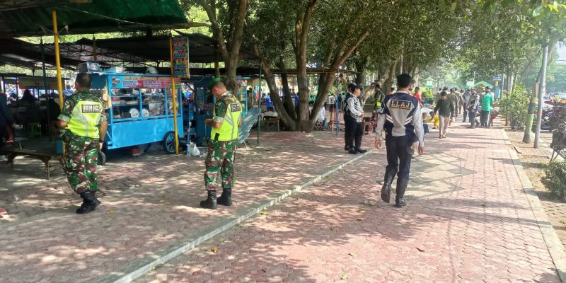 Ciptakan Rasa Aman Kodim 0822/Bondowoso ikut apel Patroli Gabungan