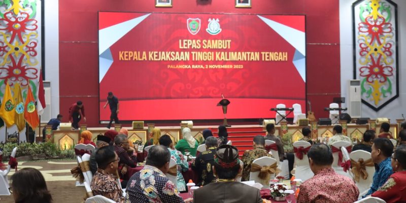Wakapolda Hadiri Lepas Sambut Kepala Kejaksaan Tinggi Kalteng