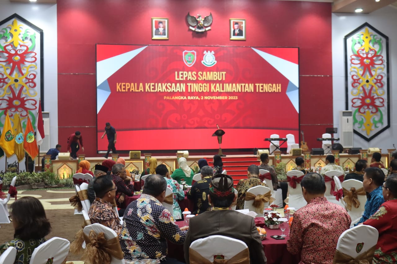 Wakapolda Hadiri Lepas Sambut Kepala Kejaksaan Tinggi Kalteng
