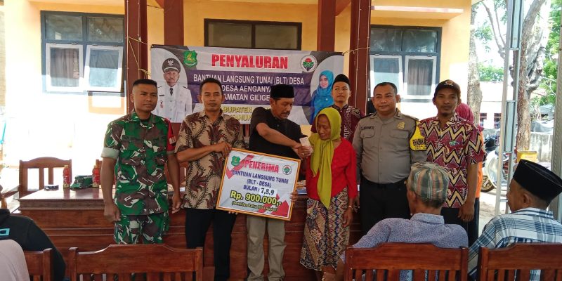 Pemdes Aenganyar Realisasikan 29 KPM BLT-DD, Ini Harapan Kades Helmi Malik