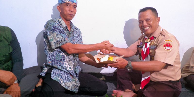Pasiter Kodim 0822 Bondowoso Hadiri Tasyakuran Pramuka Saka Wira Kartika