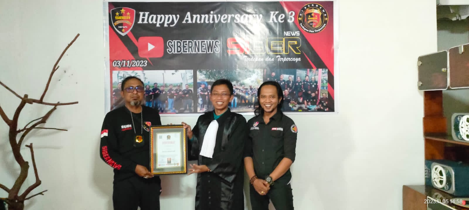 Bukti Nyata Media Nasional Sibernews Gelar HUT ke- 3 tahun, Berikut Pesan Pimpinan Redaksi