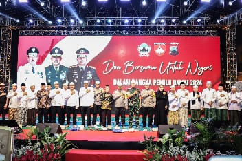 Polda Jateng Gelar Doa Bersama Pemilu Damai,Kapolda Jateng Tekankan Netralitas Polri